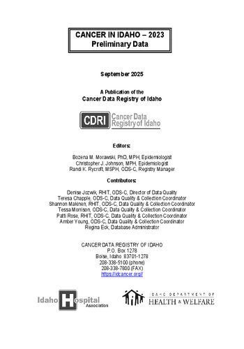 report cover